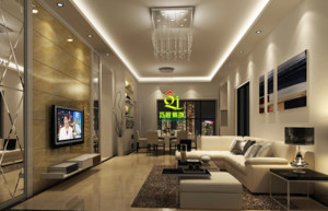 107平米普通戶型現(xiàn)代簡約家裝裝修圖片設(shè)計-珠海齊裝網(wǎng)裝修效果圖