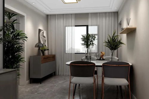 珠海現代舊房翻新裝修改造案例,空間顯得格外理智與冷靜