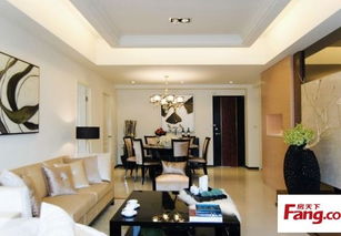 珠海朝青匯現代簡約三居室裝修效果圖 150平米20萬裝修設計案例 珠海房天下家居裝修網