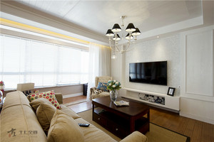 147平米普通戶型美式風格家裝裝修圖片設計-珠海齊裝網裝修效果圖