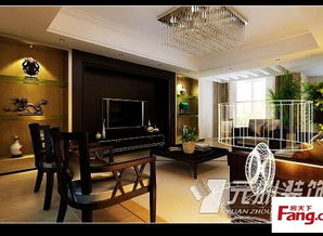 珠海保利西山林語現代簡約二居室裝修效果圖 90平米8萬裝修設計案例 珠海房天下家居裝修網